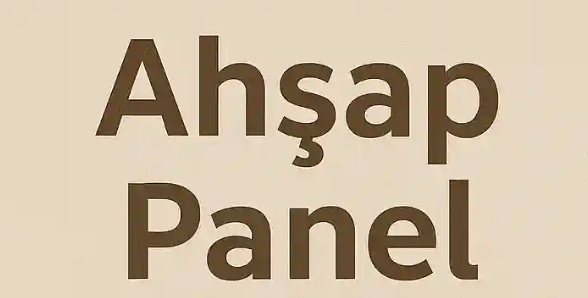 doğal ahşap panel